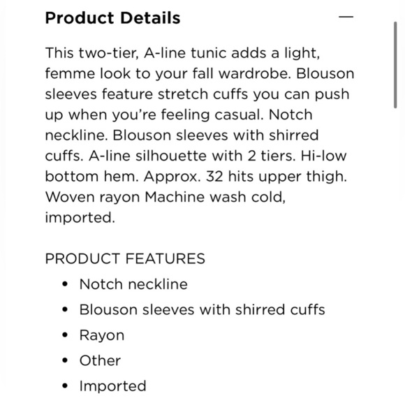 NWT Ellos Two Tier Tunic in Black with Green Print Size L (18-20) - Picture 2 of 13